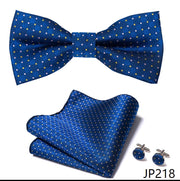 New Paisley  Bow Tie for men Wedding Bowtie Handkerchief Cufflink Set