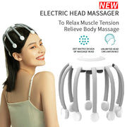 Electric Head Massager Relaxes Scalp Promotes Blood Circulation Grows Hair Relieves