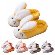 Kawaii Cartoon Rabbit Kids Slippers Children Boys Girls Cartoon Furry Shoes