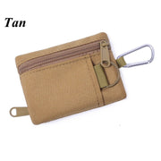 Tactical Key Pouch Wallet Waterproof Portable Travel Zipper Waist Bag For Hiking