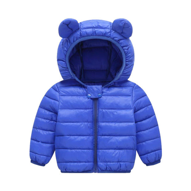 Toddler Baby Grils Boys Jacket Winter Kids Clothes Hooded Outdoor Jacket