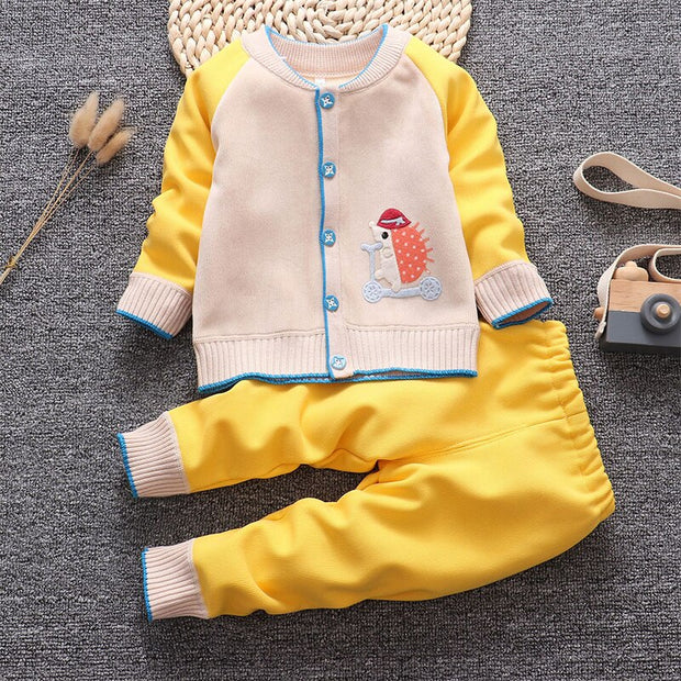 Baby Clothes 0-4Y Years Old Autumn And Winter Warm Suit Girls Boys