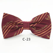 Bow Ties for Mens Shirt  Snowflake Christmas Tree Pattern