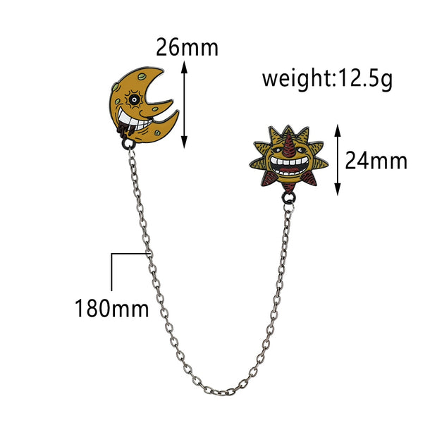 Cartoon Brooch Soul Eater Anime Badge Cosplay Props Character Enamel Pin