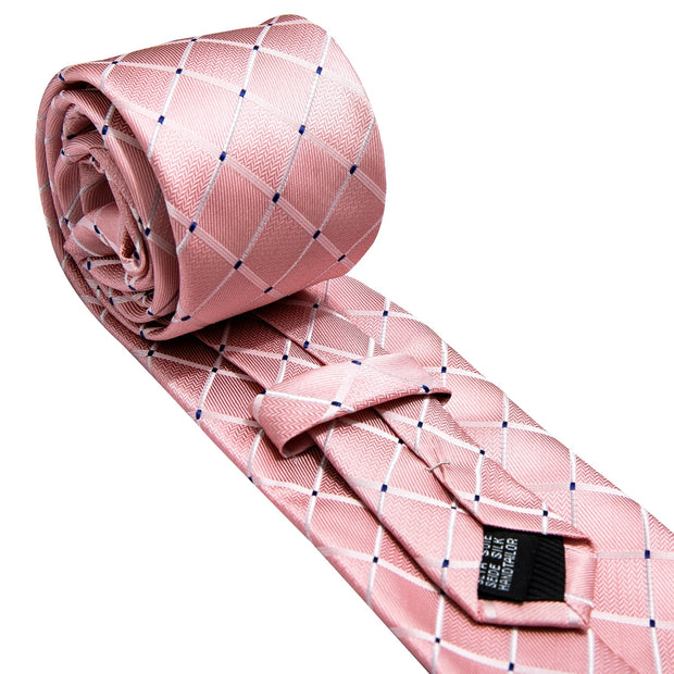 Wedding Gift Barry.Wang Designer NeckTie Handkerchief Cufflinks Set
