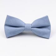 Soft Polyester Solid 15 Colors Father-son Bowtie Set