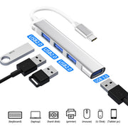 USB To Type C Adapter USB C HUB 3.0 Type C 4 Port Multi Splitter Adapter OTG