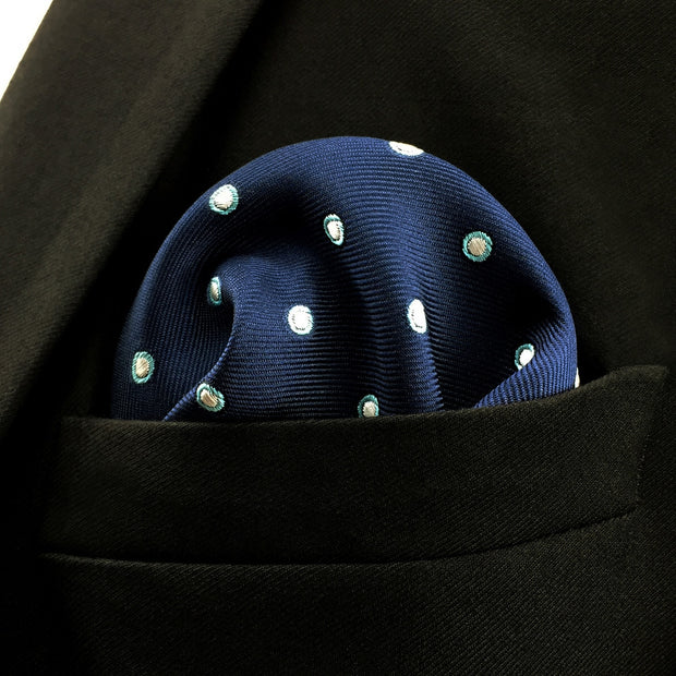 Colorful Dots Crimson Business Multicolor Pocket Square Mens Classic