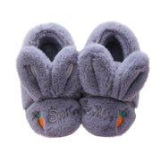 Kawaii Cartoon Rabbit Kids Slippers Children Boys Girls Cartoon Furry Shoes