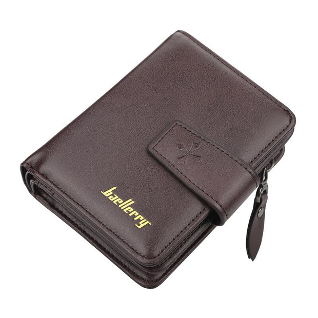 Zipper Card Holder High Quality Fashion Male Purse New PU Leather Coin Holder