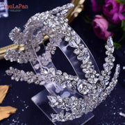 YouLaPan HP425 Wedding Tiara and Crown Rhinestone Headpiece Wedding Hair Accessories 