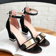 Peep Casual Block Heels Sandals