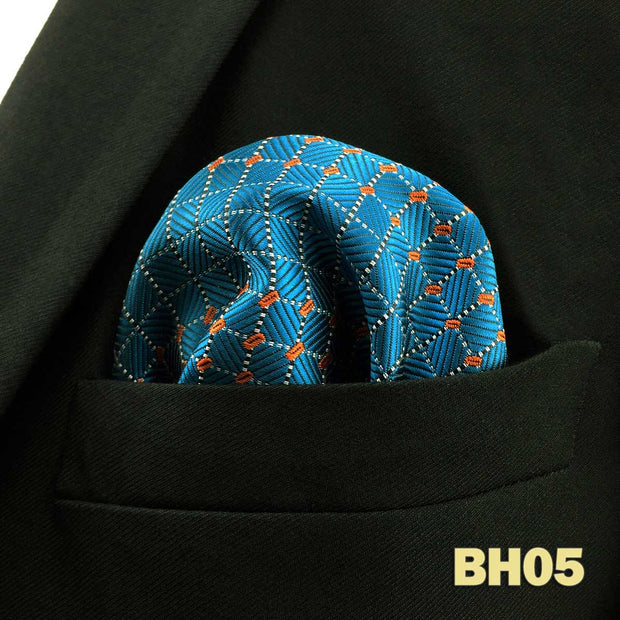 Colorful Dots Crimson Business Multicolor Pocket Square Mens Classic