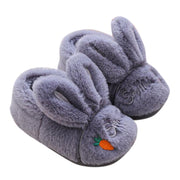 Kawaii Cartoon Rabbit Kids Slippers Children Boys Girls Cartoon Furry Shoes