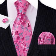 New Necktie Gravata Neckwear Barry.Wang Fashion Hanky Cufflink Set Ties
