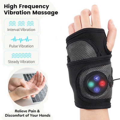 Smart Electric Air Pressure Wrist Massager Brace Relaxation Treatments Pain Relief Device