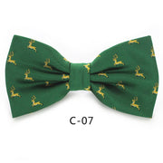 Bow Ties for Mens Shirt  Snowflake Christmas Tree Pattern