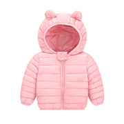 Toddler Baby Grils Boys Jacket Winter Kids Clothes Hooded Outdoor Jacket