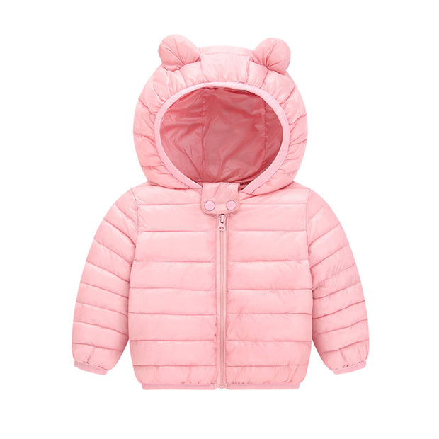 Toddler Baby Grils Boys Jacket Winter Kids Clothes Hooded Outdoor Jacket