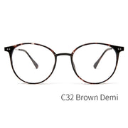 KANSEPT Acetate Glasses Frame Women Fashion Round Prescription Eyeglasses