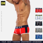 ORLVS Mesh MIke Fiber Cotton Boxershorts Men Comforable Panties Set