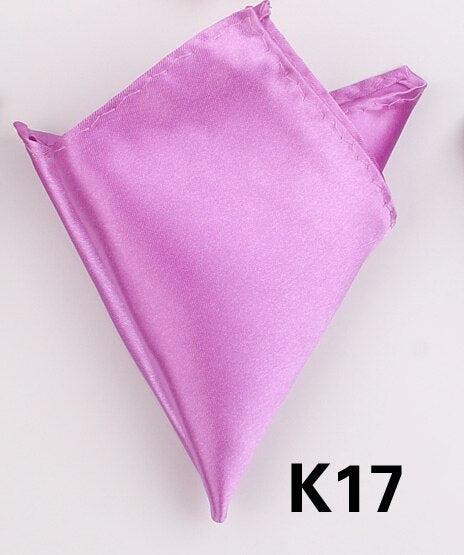Solid Suits Pocket Square For Men Business Chest Towel Hanky