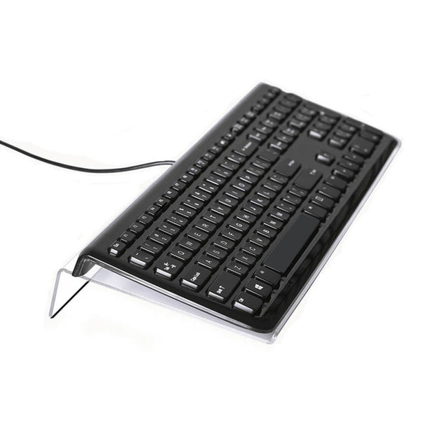 Acrylic Keyboard Rack Transparent Tilted Computer Keyboard Display Holder