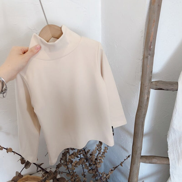2021 Autumn Winter New Baby Girls Warm Clothing Bottoming Shirt