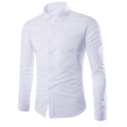 Top Quality Dress Shirts Fashion New Slim Fit Long Sleeve Shirt Men
