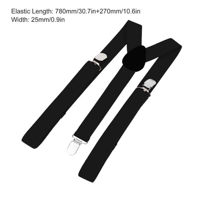 Simple Adjustable Elasticated Adult Suspender Straps Women Men Y Shape
