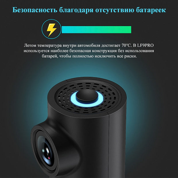 Car DVR Multi-language Voice Control Full 1080P HD Night Vision