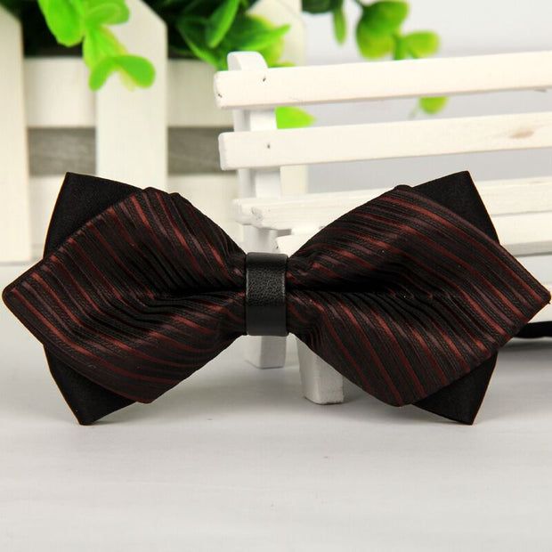 mens bow arrow red pointed black and gold fashion