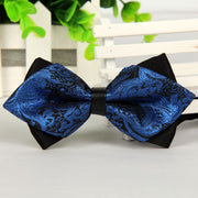mens bow arrow red pointed black and gold fashion