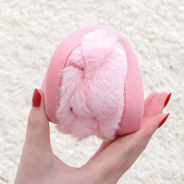 Kawaii Cartoon Rabbit Kids Slippers Children Boys Girls Cartoon Furry Shoes