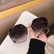 Fashion Hexagon Sunglasses Women Brand Designer Luxury Gradient Lens Sun Glasses