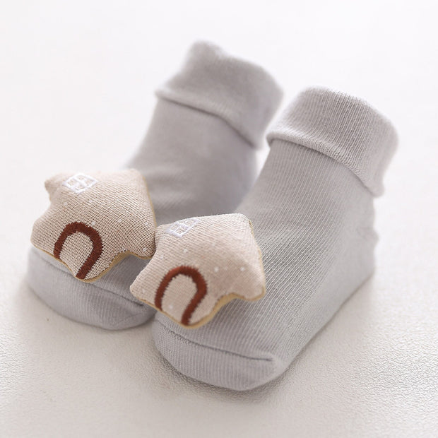 2022 New Baby Floor Socks Stereoscopic 3D Cartoon Warm Floor Socks