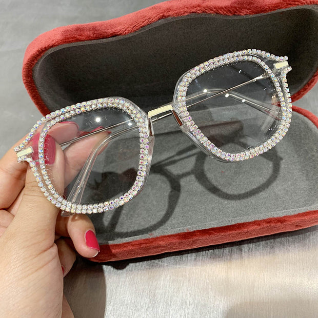Myopia Hyperopia Women Sunglasses Vintage clear lens glasses