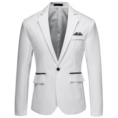 Formal Casual Formal Lapel Suit Coat for Business Men Blazer