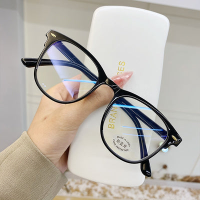 Myopia Glasses Women Men  Anti-Blue Light Finished Nearsighted Eyeglasses