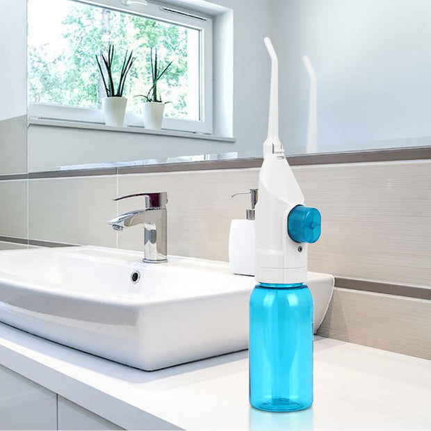 80ml  2 Tips Oral Irrigator Dental Hygiene Portable Nasal Water Flosser