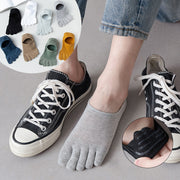 Man Women Slipper Toe Socks Mesh Hollow No Show Socks
