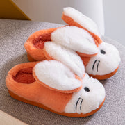 Kawaii Cartoon Rabbit Kids Slippers Children Boys Girls Cartoon Furry Shoes