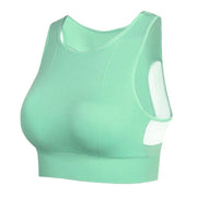 Seamless Sports Bra Top Fitness Women Racerback Running Crop Tops