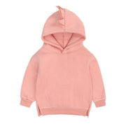 New Fashion Baby Boys Girls Clothes Solid Color Pullover Hooded