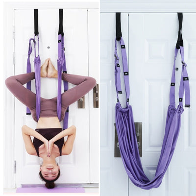 Yoga Aerial Hammock Women Swing Adjustable Aerial Yoga Strap Hanging
