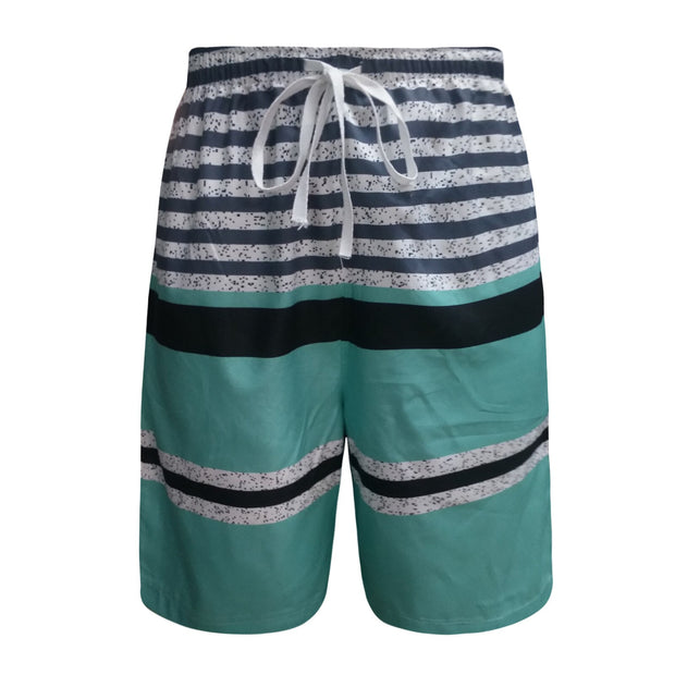 Swimming Trunks Swimsuit Stripe Swimwear Men Quick-drying Breathable