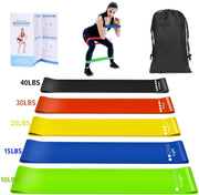 Fitness Resistance Bands 150 Lbs with Door Anchor Muscle Training Rubber Tubes Band
