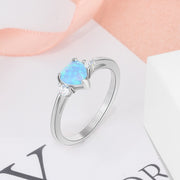 Luxury Jewelry Sets for Women 925 Sterling Silver Blue Heart