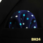 Colorful Dots Crimson Business Multicolor Pocket Square Mens Classic