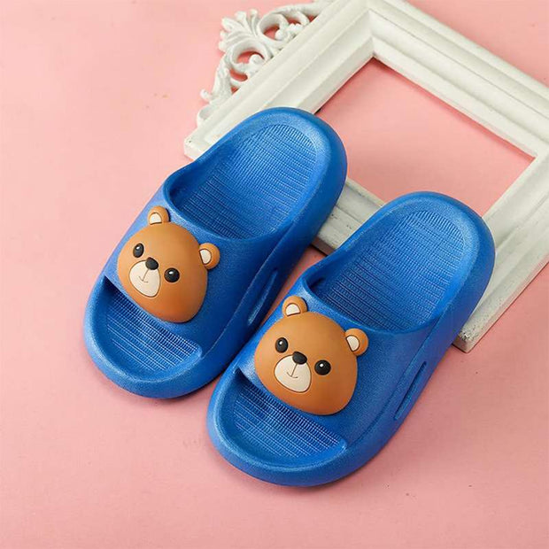 Children Slippers Boy Girl Home Shoes Cartoon Cute Beach Soft Sole Slide
